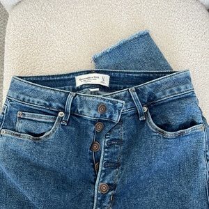 Abercrombie Skinny Ankle High Rise Curve Love